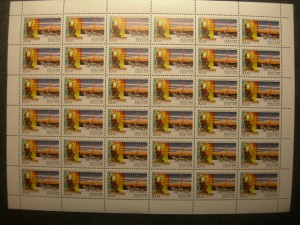Лист марок Ханты-Мансийский автономный округ-Югра (36 шт)