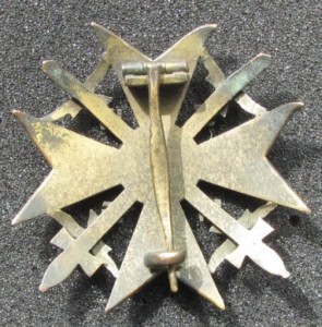 Испанский крест в бронзе.
