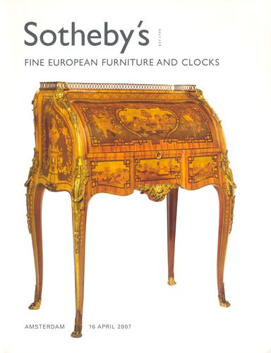 Аукционник SothebyЕвропейская мебель и часы. 16 апреля 2007.