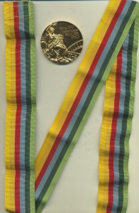 Медаль Олимпиада 80 с наградной лентой!