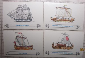 календарики Корабли
