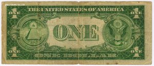 1 доллар 1935 год. Северная Африка.Желтая печать