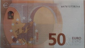 Евробанкнота Дании.