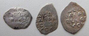 Рязанка и 3 монеты Василий 3