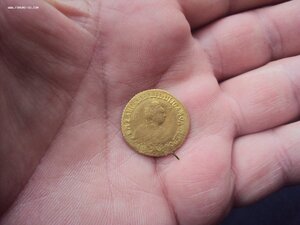 2 рубля золото ЕЛИЗАВЕТЫ для внутри дворцового расчета.