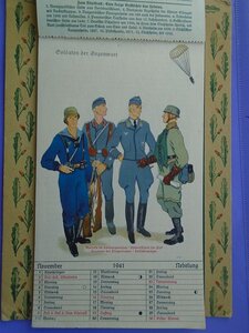 Перекидной календарь солдата вермахта 1941 год