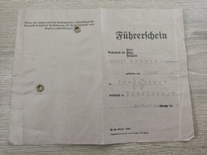 Водительское удостоверение, Германия