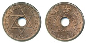 Нигерия 1 пенни, 1959