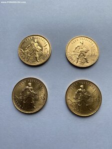 4 монеты Сеятель