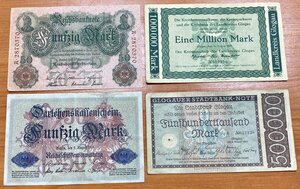 Коллекция немецких нотгельдов. Боны Германии. 44 шт разных