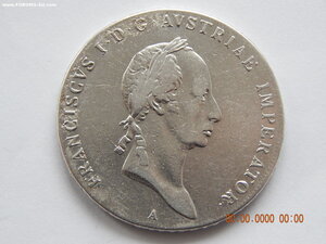 1 талер 1830 г. ( А ) . - Франц II . - Австрия.
