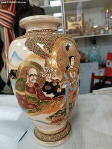 Старая Япония, ваза, красивая работа, что это?