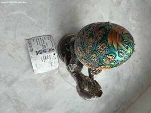Яйцо-шкатулка Жар-птица СЕРЕБРО 925 эмаль Русские самоцветы