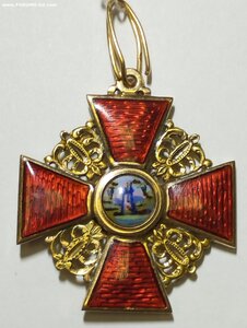 Орден св. Анны 3 ст., 56, АК, капитульный.