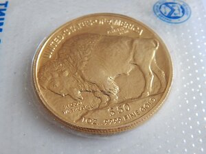 50 долларов США 2013 г. AMERICAN BUFFALO. Золото