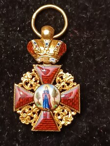 Орден св. Анны с короной. Золото. Фрачник.
