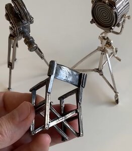 Серебрянный набор миниатюра реквизит для киносьемки Европа