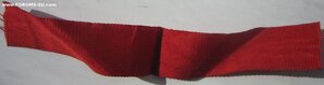 Муаровая  красная лента на советские медали.