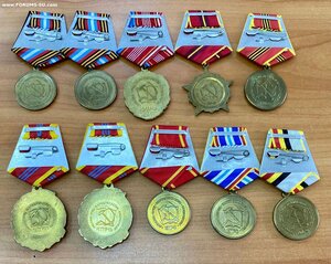 Медали и ордена КПРФ. Лот из 10 шт.